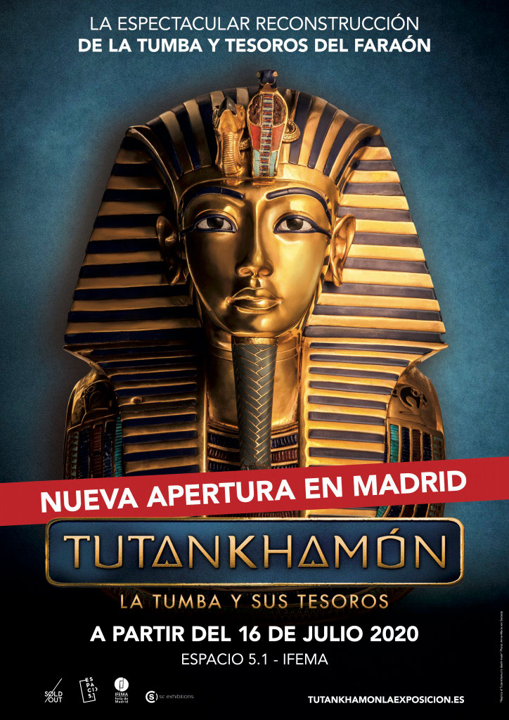 El Rey de los Faraones llega a Madrid. TUTANKHAMÓN. LA TUMBA Y SUS TESOROS