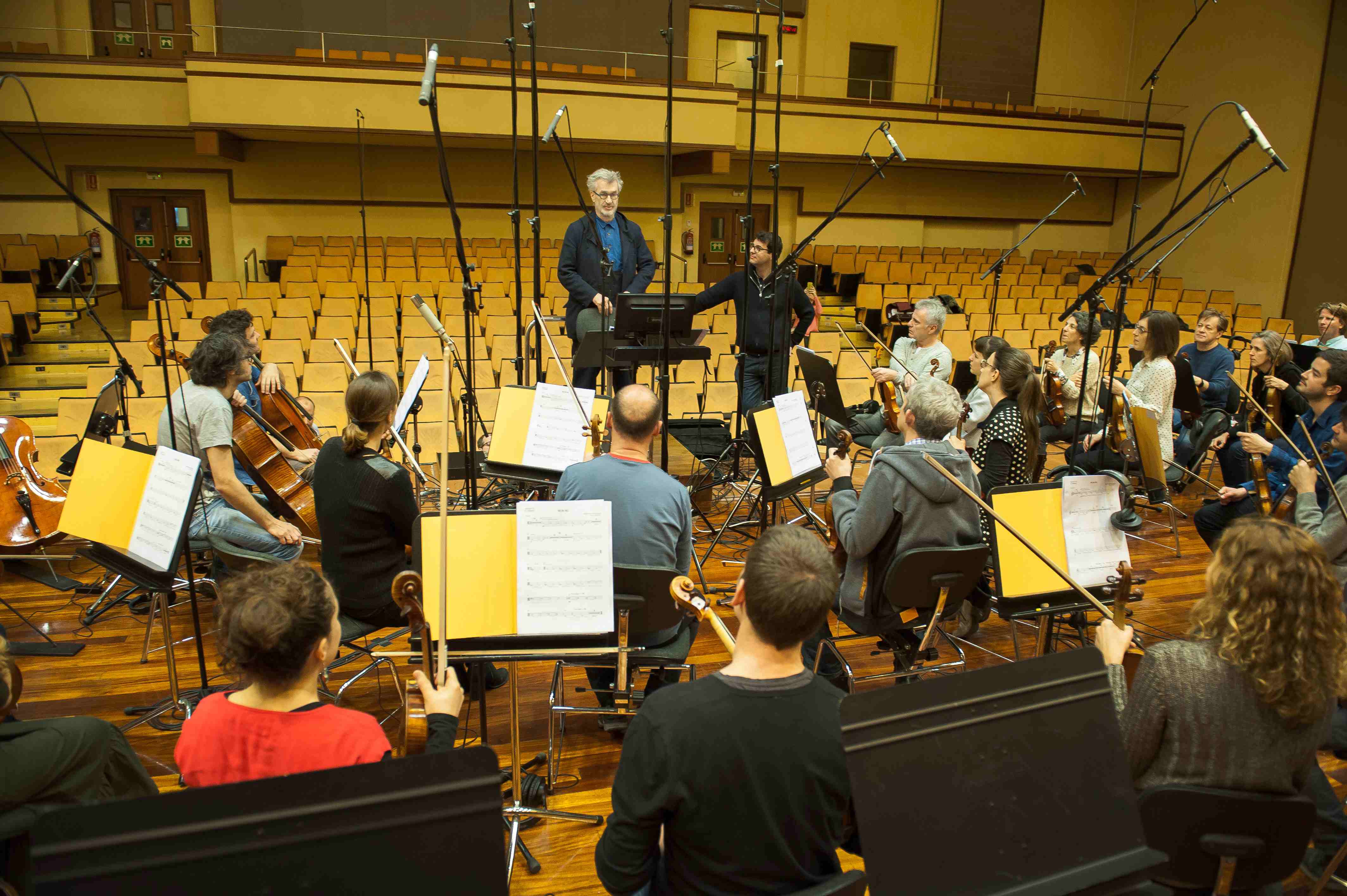 WIM WENDERS con la ORQUESTA SINFÓNICA DE EUSKADI y FERNANDO VELÁZQUEZ graban la BSO de INMERSIÓN