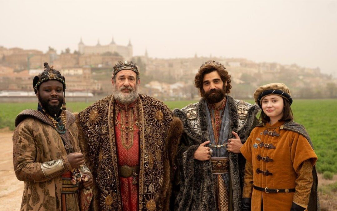 Primera imagen del rodaje en Toledo de  REYES contra SANTA